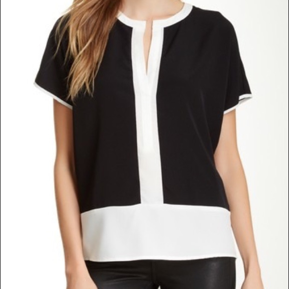 Vince Camuto Color Block Blouse